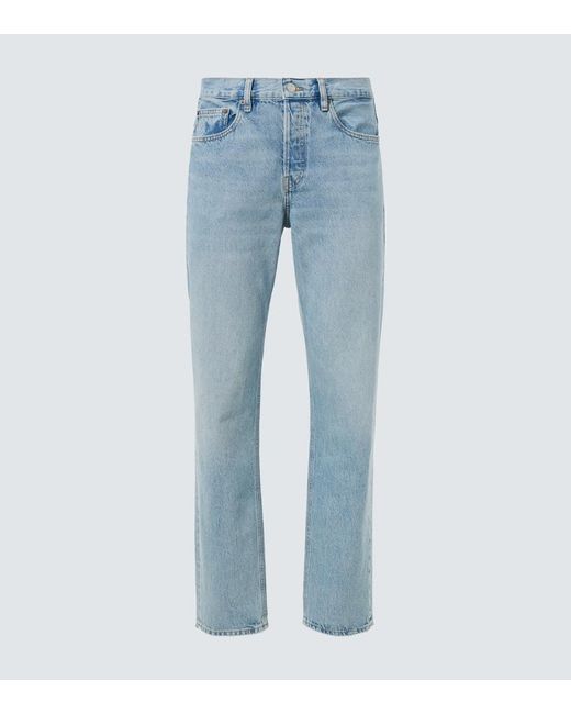 FRAME Mid-Rise Straight Jeans The Straight in Blue für Herren