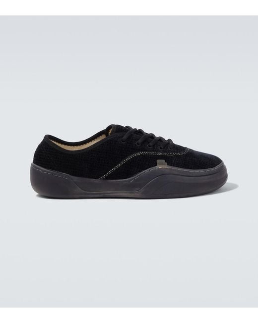 ERL Black Corduroy Sneakers for men