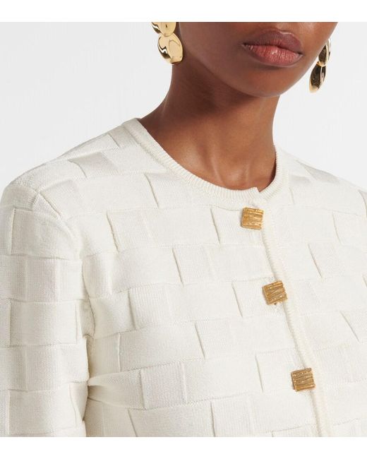TOVE White Uma Jacquard Jacket