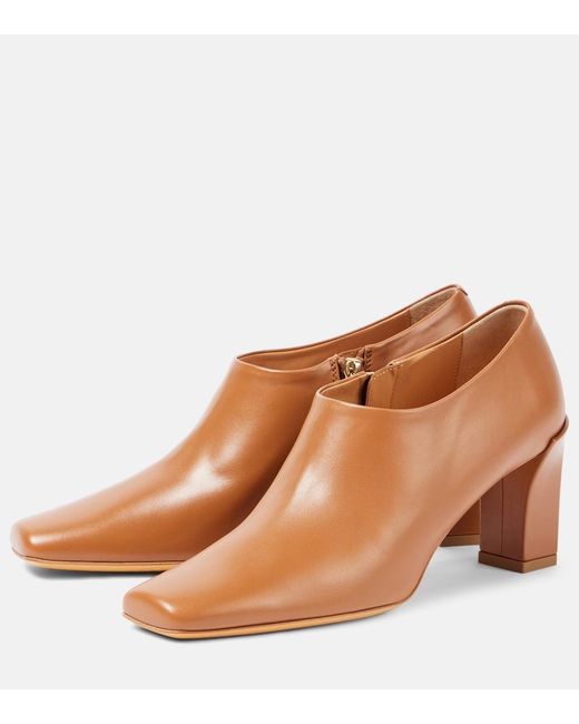 Tod's Brown Leather Ankle Boots