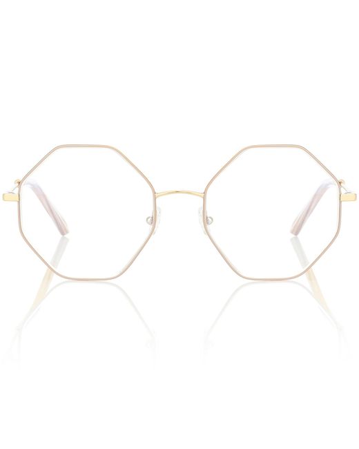 Chloé Metallic Palma Octagonal Glasses