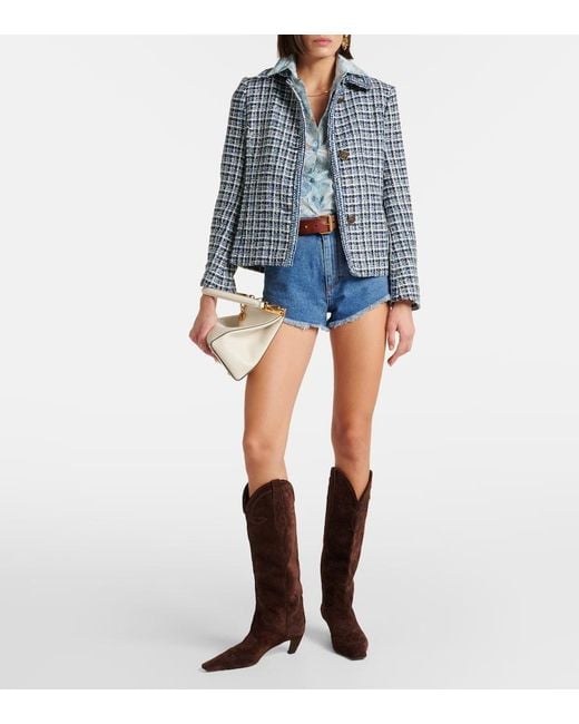 Etro Blue Denim Shorts
