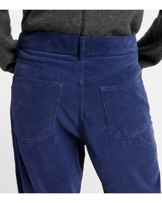 Jean Droit Tarley A Taille Haute The Row en coloris Blue