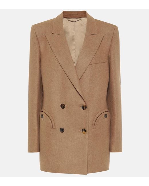 Blazé Milano Brown Cholita Everyday Wool-Blend Blazer