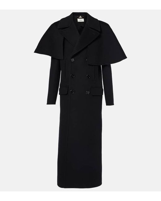 Cappotto Doppiopetto di Chloé in Black