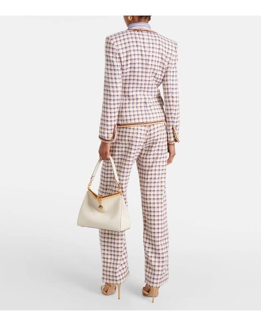 Etro Multicolor Checked Cotton-Blend Jacket