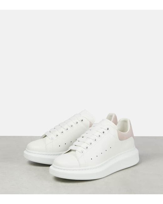 Alexander McQueen White Oversized-Sneakers