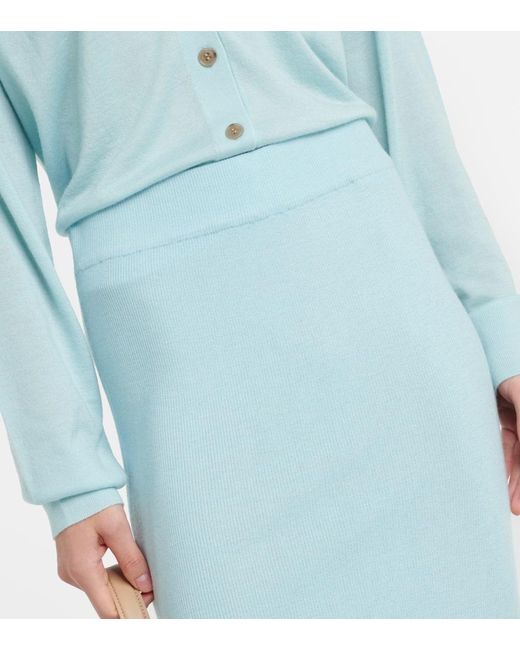 Lisa Yang Blue Midirock Ronja Aus Kaschmir