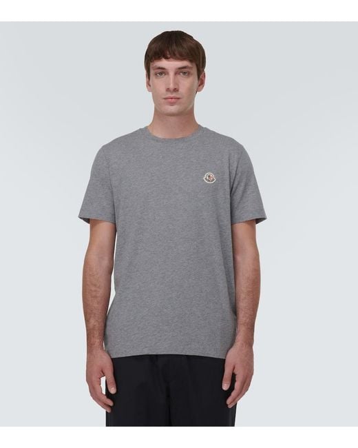 Moncler Black Set Of 3 Cotton T-shirts for men