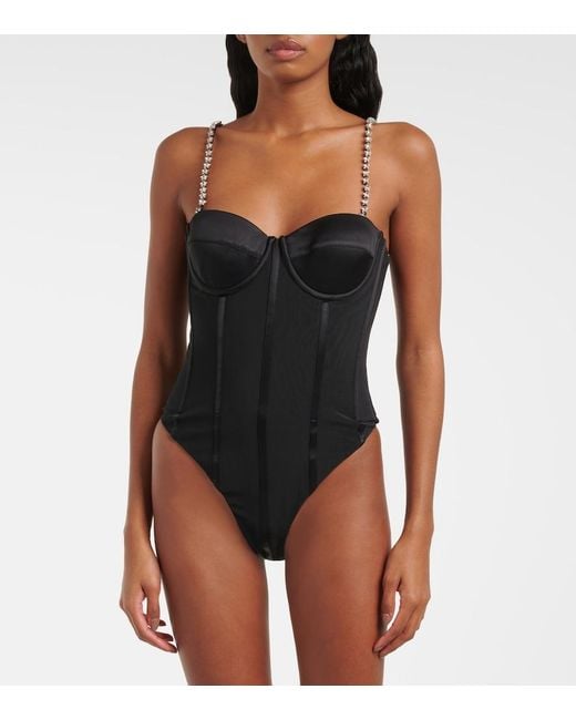 Rebecca Vallance Black Eclipse Bodysuit