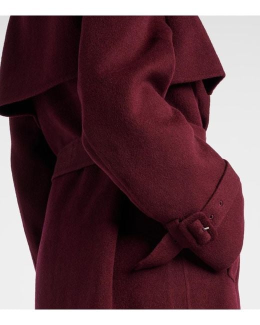 Manteau Rumi En Laine Melangee Jonathan Simkhai en coloris Purple