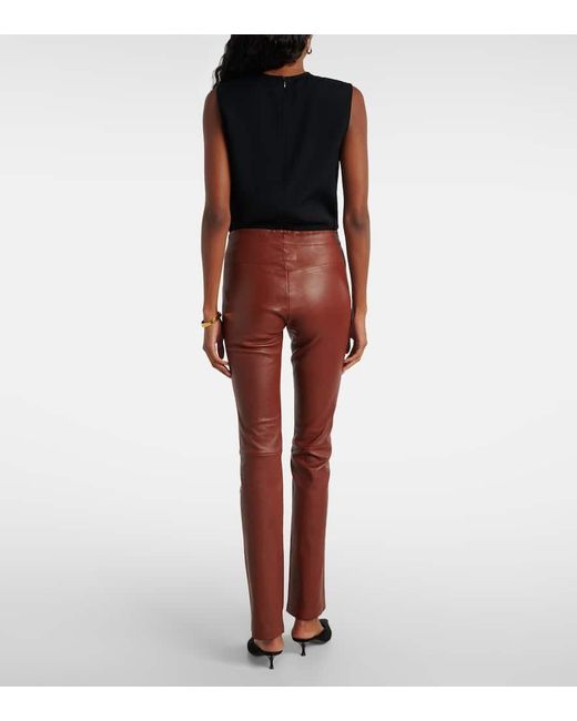 Stouls Jp Long Leather Flared Pants