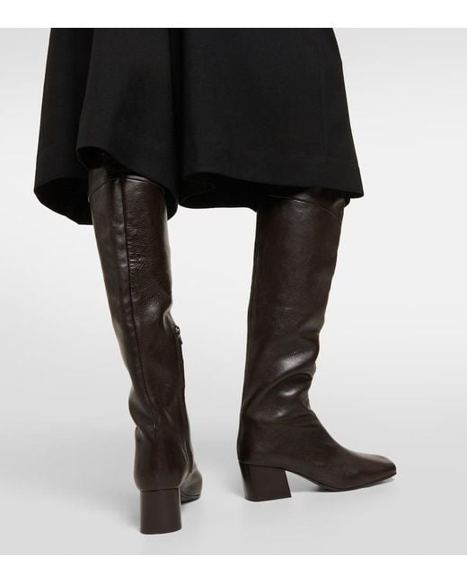 Botas Mosqueteras De Piel Lemaire de color Black