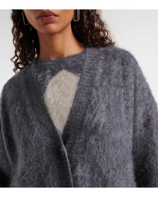 Lisa Yang Gray Cardigan Elaria Aus Kaschmir