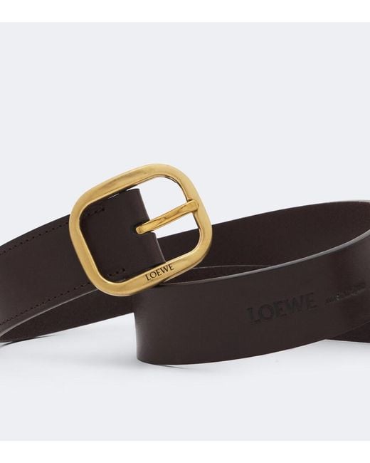 Loewe Black Leather Belt