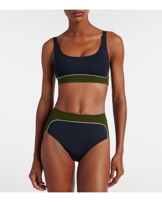 Eres Blue Plouf Colorblocked Bikini Bottoms