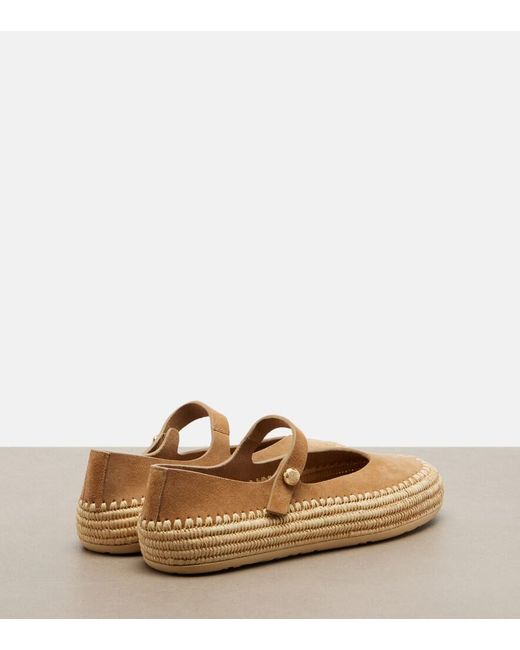 Loewe Brown Paula's Ibiza Rio Suede Espadrilles