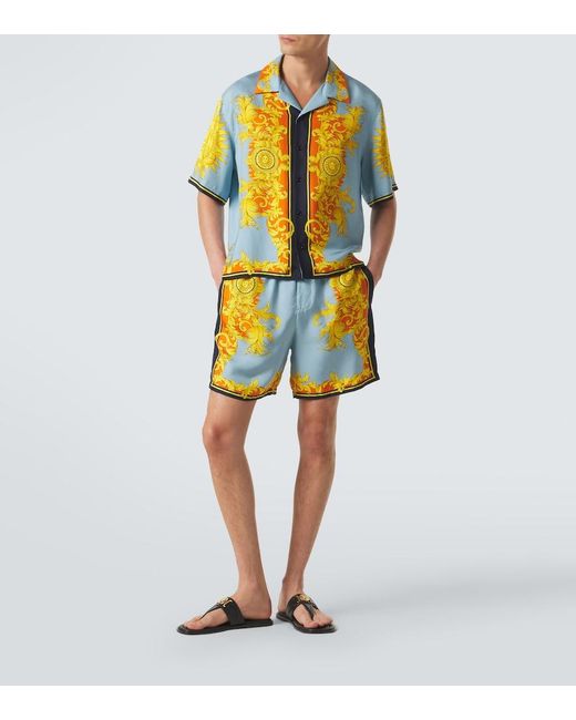 Camicia di Versace in Yellow da Uomo