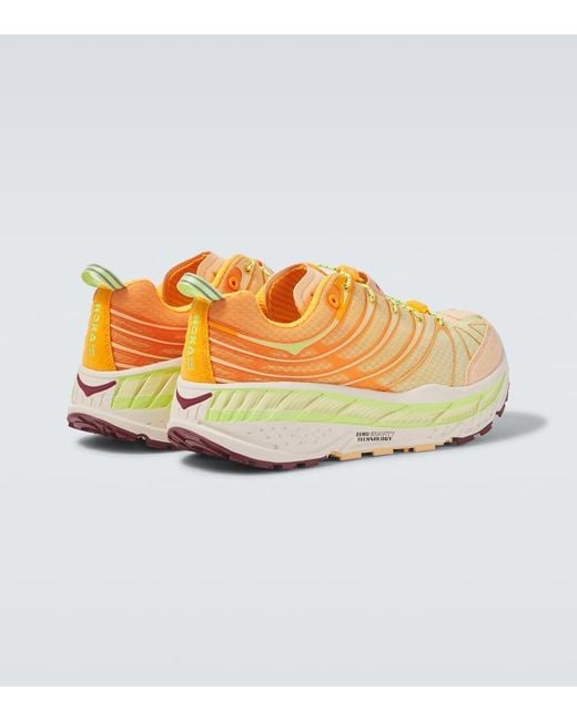 Hoka One One Metallic Stinson Evo Og Trail Running Shoes for men