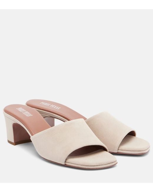 Mules Ava 50 De Ante Paris Texas de color Pink