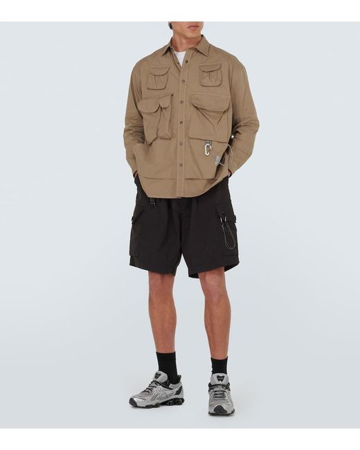 And Wander Natural Cotton-Blend Field Jacket for men