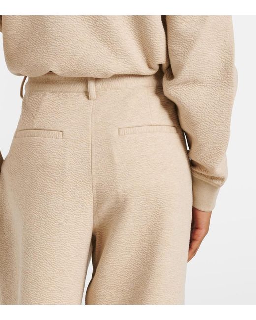 Proenza Schouler Natural Label Tristan Cloque Wide-Leg Pants