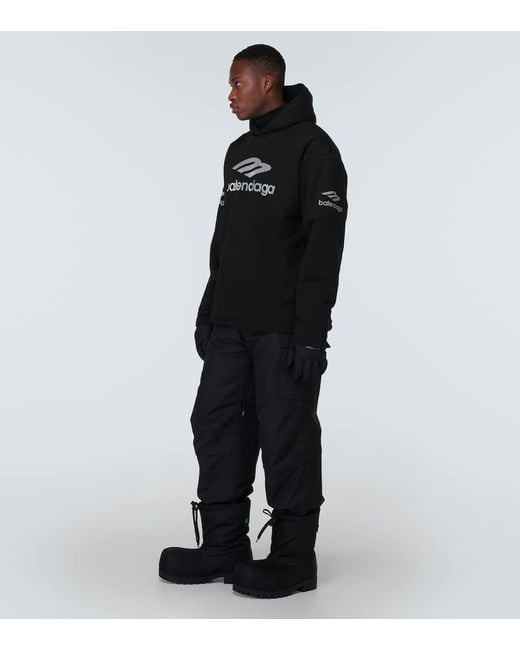 Botas de nieve Alaska Low Balenciaga de hombre de color Black