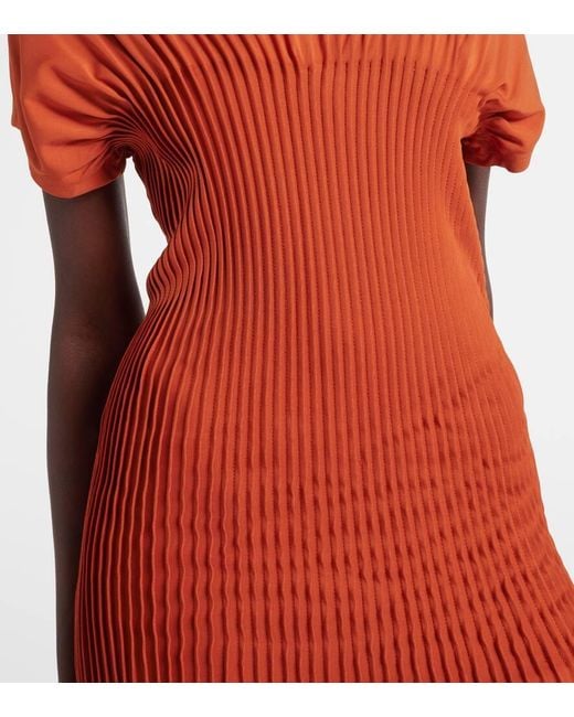 Totême  Red Maxikleid Aus Jersey