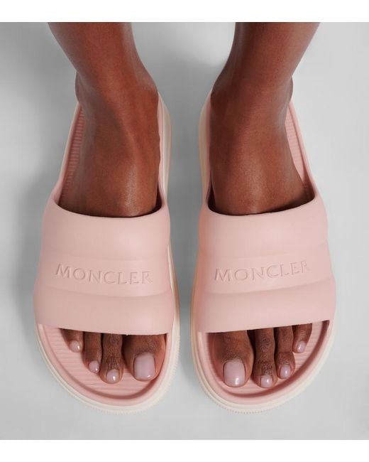 Moncler Pink Altive Slides