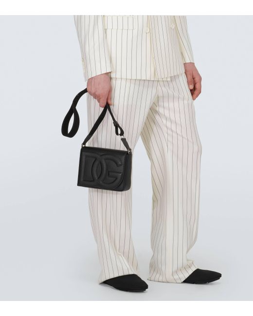 Sacoche à fermeture zippée médium Dolce & Gabbana pour homme en coloris Black