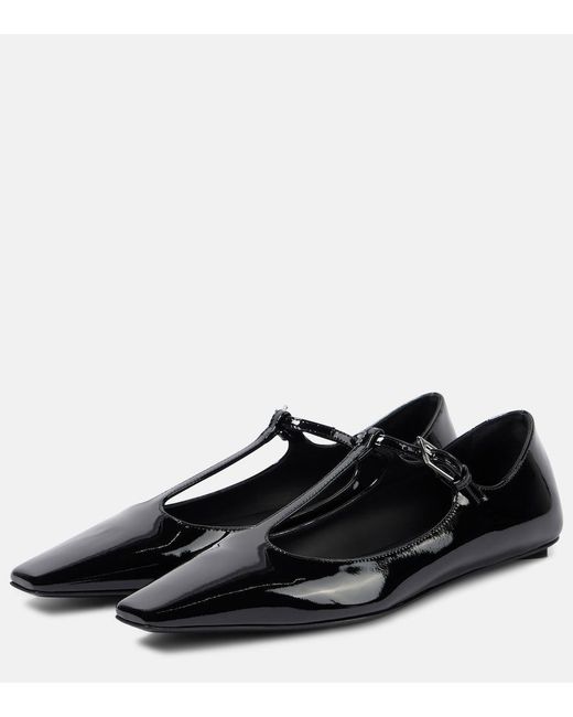 The Attico Black Leather Shoes