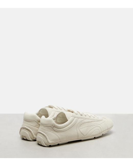 Prada White Montecarlo Re-Edition 2005 Leather Sneakers