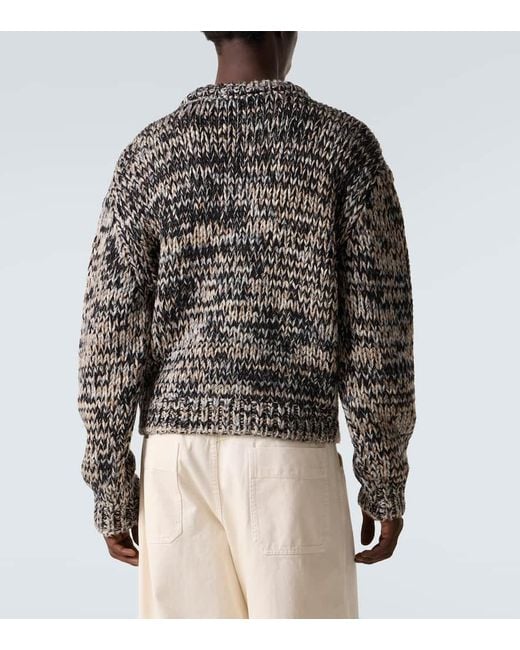 Lemaire Multicolor Wool-Blend Sweater for men