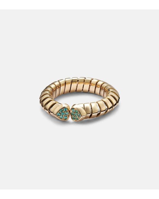 Marina B White Ring Trisolina Aus 18Kt Gelbgold Mit Turmalin