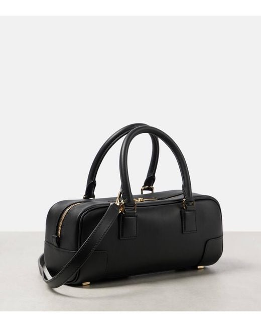 Loewe Black Amazona 23 Leather Tote Bag