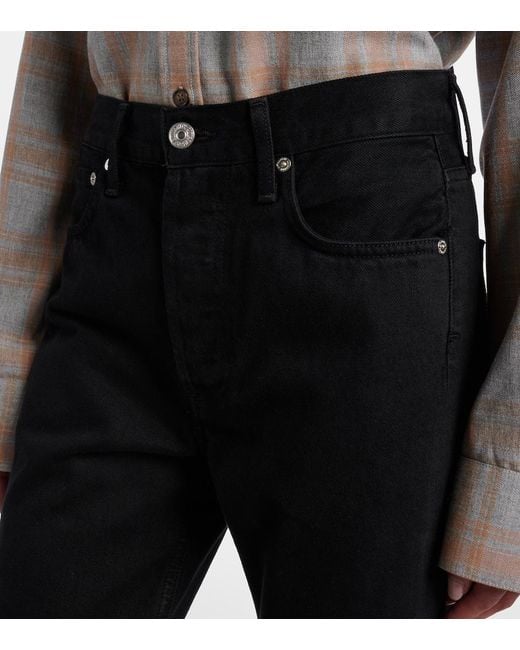 Citizens of Humanity Blue Blaine High-Rise Straight Jeans