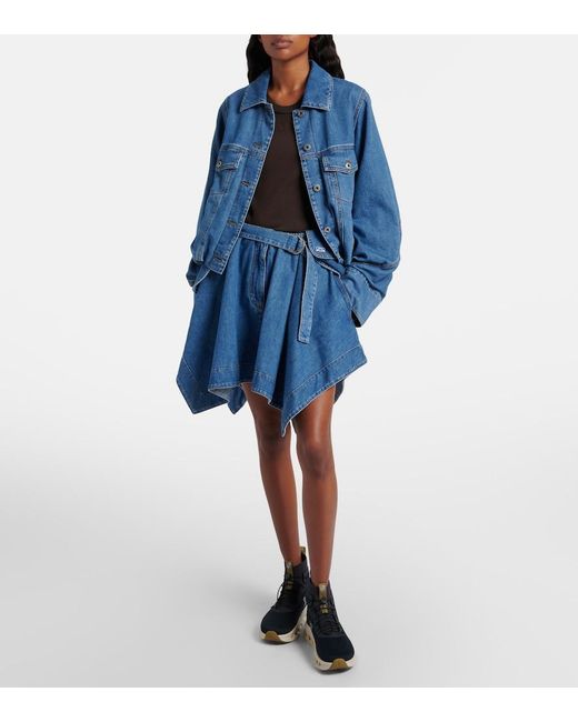 Loewe Blue X On Cloudtilt High-Top Sneakers