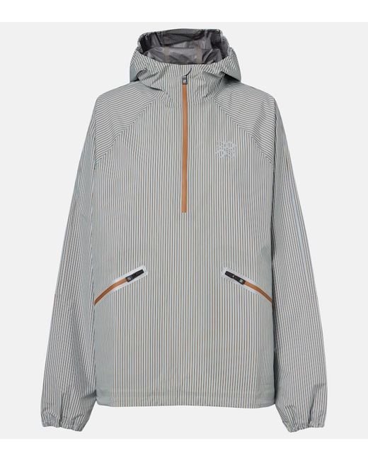 Loewe Gray X On Storm Anorak Jacket