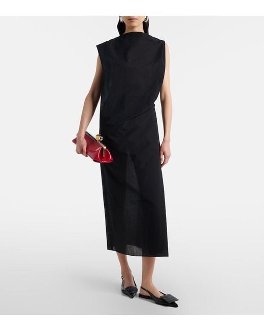 Jacquemus Black The Drap Dress