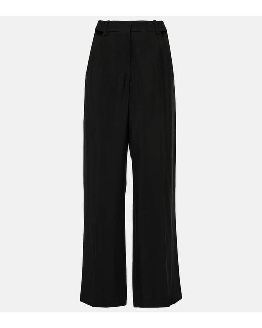 Pantalones anchos con aberturas Mugler de color Black