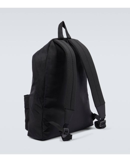 Balenciaga Black Explorer Logo Backpack for men