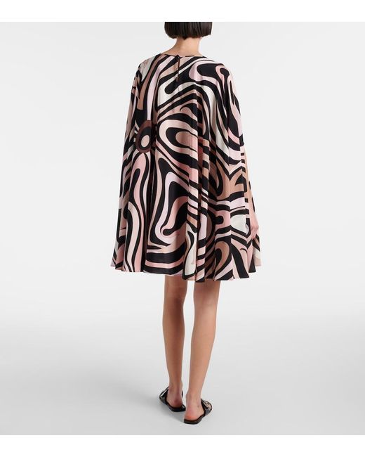 Emilio Pucci Black Marble Dress