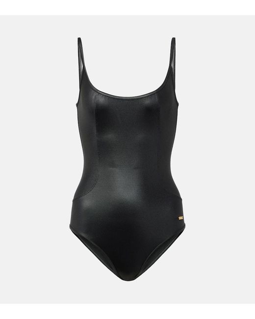 Tom Ford Black Scoop-neck Swimsuit