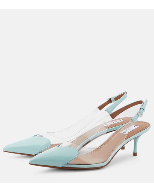 Escarpins Le Cour En Cuir Verni Alaïa en coloris White