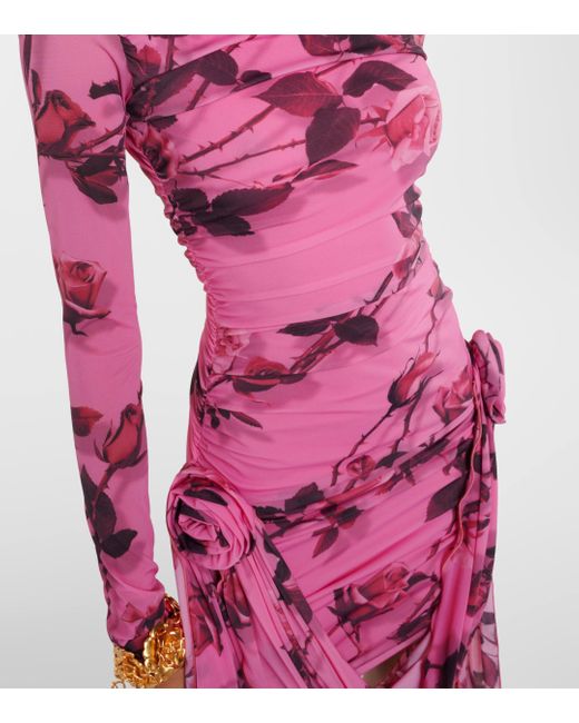 Robe imprimee Blumarine en coloris Pink