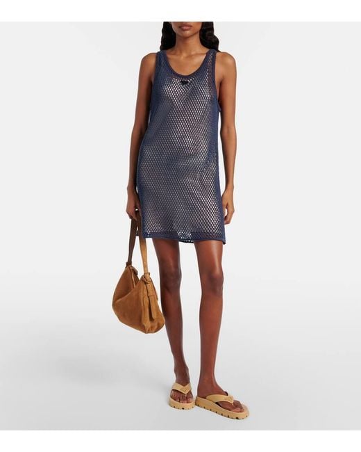 Prada Natural Logo Thong Sandals