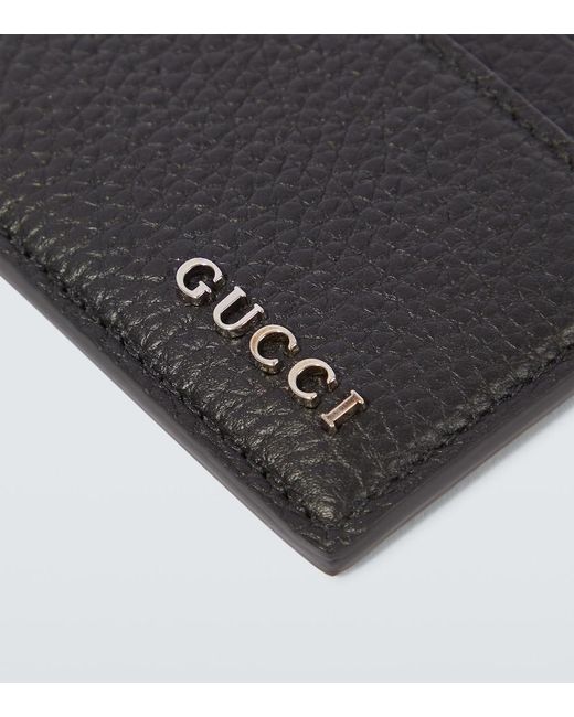 Gucci Kartenetui Mit Logo in Black für Herren