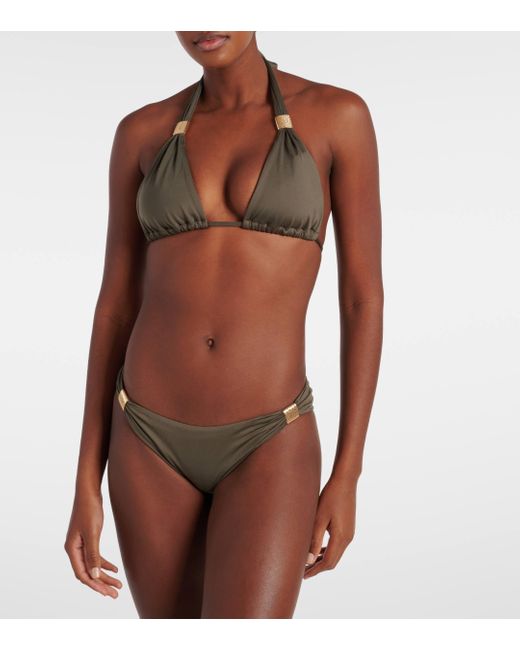 Heidi Klein Green Lake Maggiore Halterneck Bikini Top