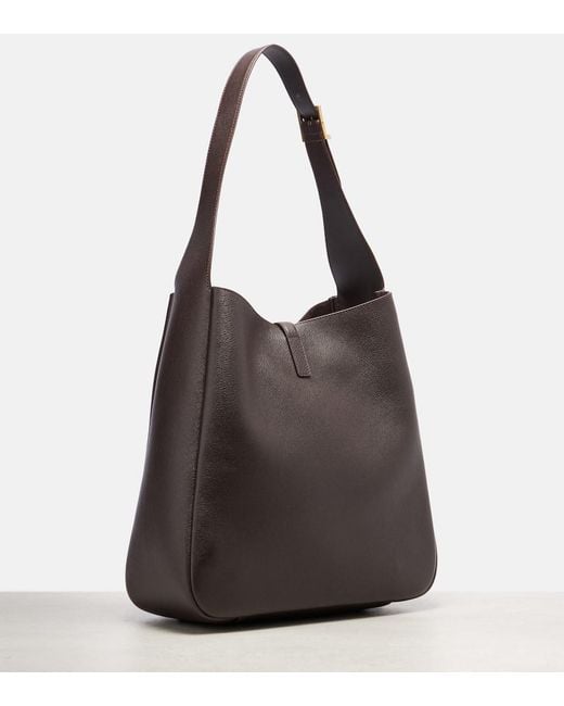 Saint Laurent Black Schultertasche Le 5 A 7 Supple Large Aus Leder