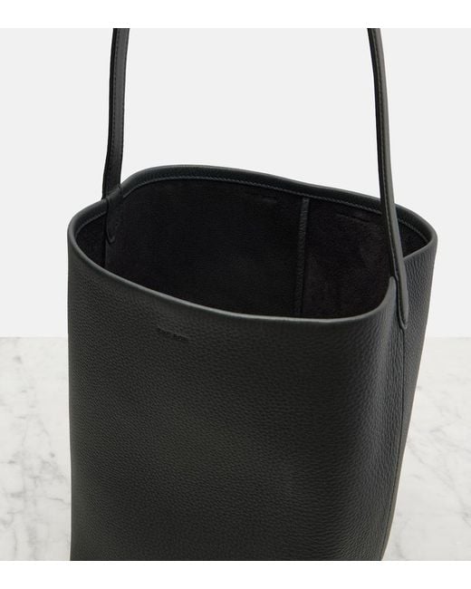 Bolso Park N/S Medium De Piel The Row de color Black